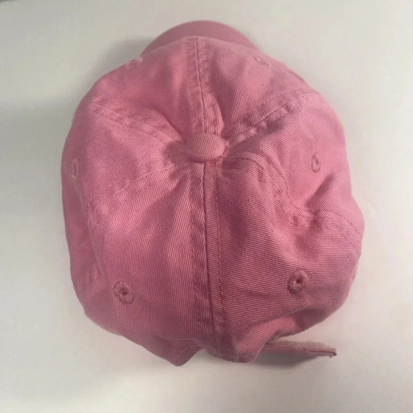 Golf Girl Pink Cap Hat Small Fit New Without Tags Adjustable Strap 100% Cotton - Picture 5 of 8